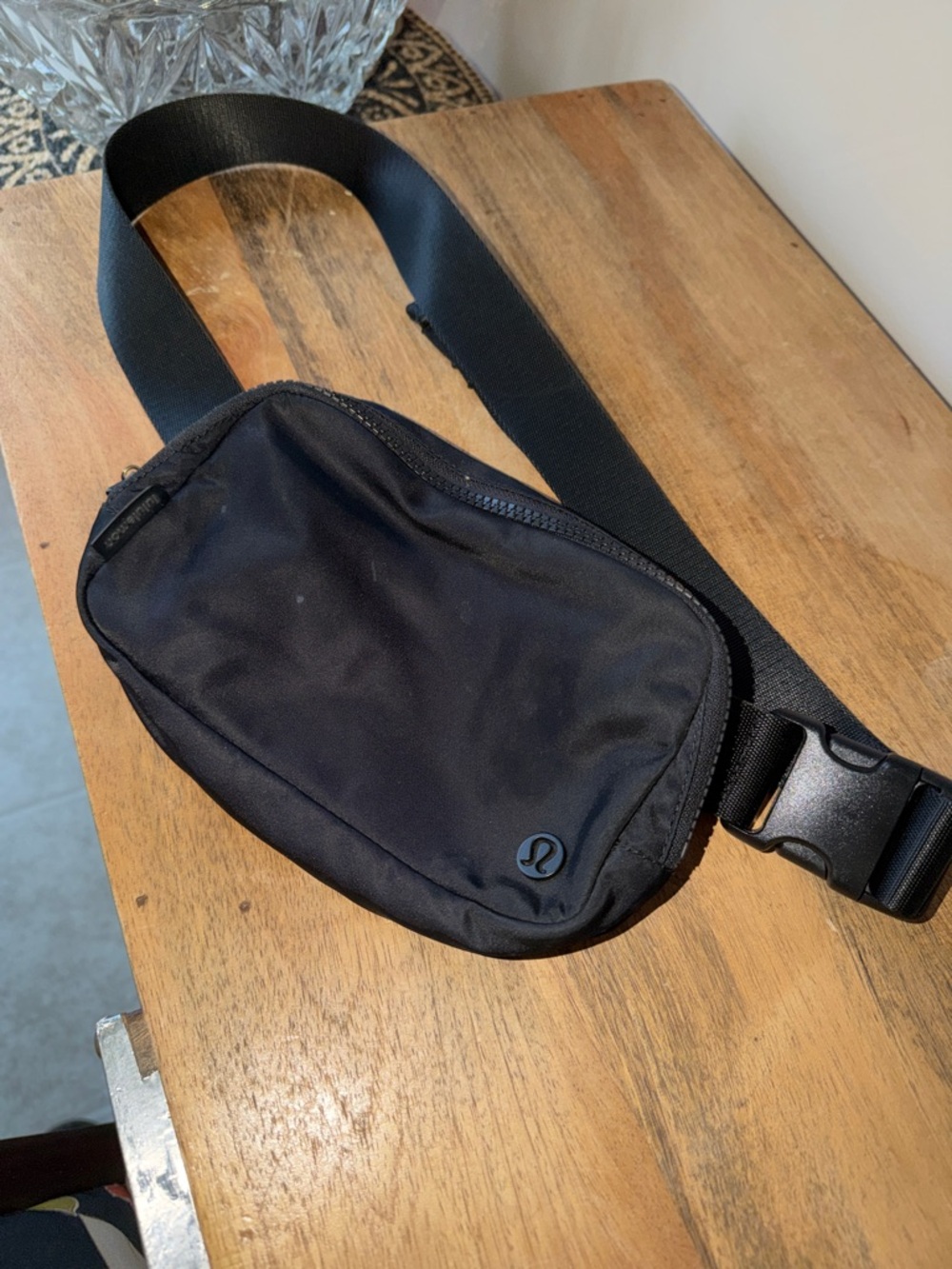 lululemon athletica Black Crossbody Belt Bag
